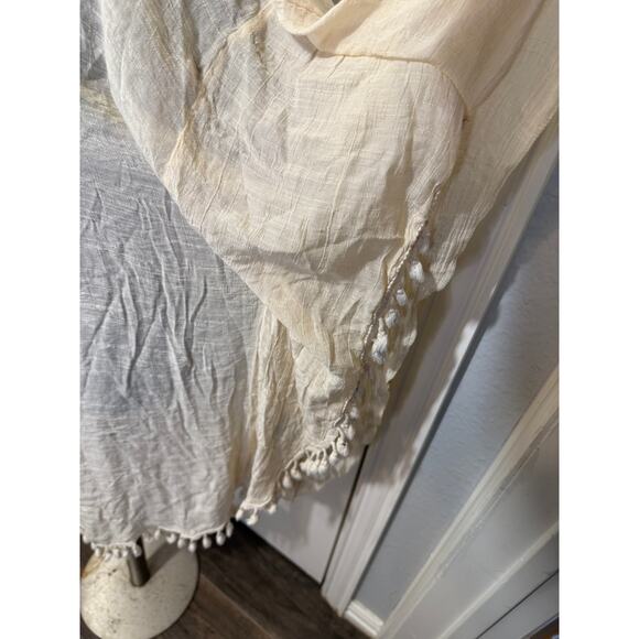 Boho Crochet Tassel Beach Cover-Up | Shein | Coastal Cowgirl Vibes 3 XL - Picture 3 of 8